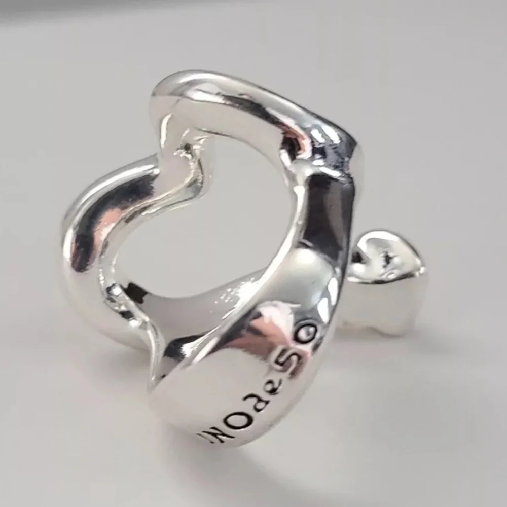 Uno De 50 Ring - Nailed Heart - Silver - Brand New